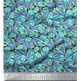 thumbnail image 1 of Soimoi Brown Rayon Fabric Facets Triangle Geometric Printed Craft Fabric by the Yard 56 Inch Wide, 1 of 3