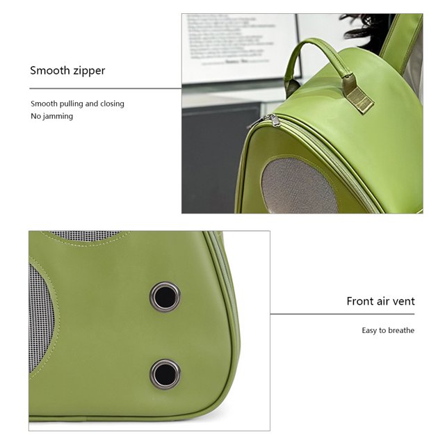 Bolsa Para Gatos Bolsa de transporte para gatos aprobada por la aerolínea, bolsa de viaje transpirable para mascotas, suministros para mascotas a la moda Sywqhk Libre de BPA