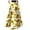 Fluorescence Yellow, variant on Women’s Maxi Skirt with Rose Floral Print High Waist A-Line Full Length Flowing Skirt with Side Pockets for Casual or Formal Wear White S