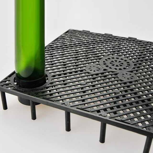 Flmtop Système de Filtration à Plaque pour Fond d'Aquarium Carré sous Gravier