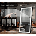 thumbnail image 3 of Cotiro LED Full Length Mirror with Lights, 79"x32" Floor Standing LED Lighted Mirror Full Length, Full Body Over the Door Mirrors with Dimming & 3 Color Lighting for Room, Salon, Redecorating, Black, 3 of 9
