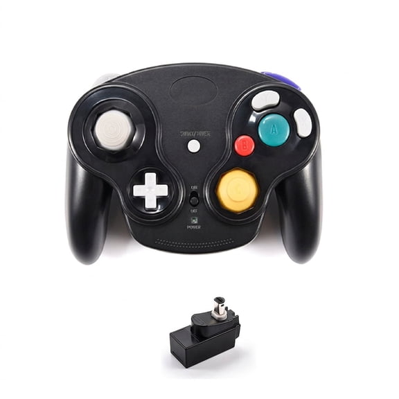 RetroFam Wireless Controller for Gamecube Game Console, Black
