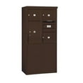 thumbnail image 2 of Salsbury Industries Freestanding USPS 5 Door Front Load 4C Horizontal Mail Center, 2 of 4