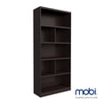 thumbnail image 2 of Mobi Librero 80cm Madera Nikola Chocolate 5 Entrepaños Organizador Mobi Muebles Moderno, 2 of 7