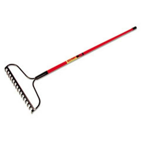 Unn 63184 15-Tine Bow Rake, Fiberglass Handle