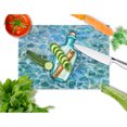 thumbnail image 2 of Message in a Bottle Glass Cutting Board Large, 2 of 2