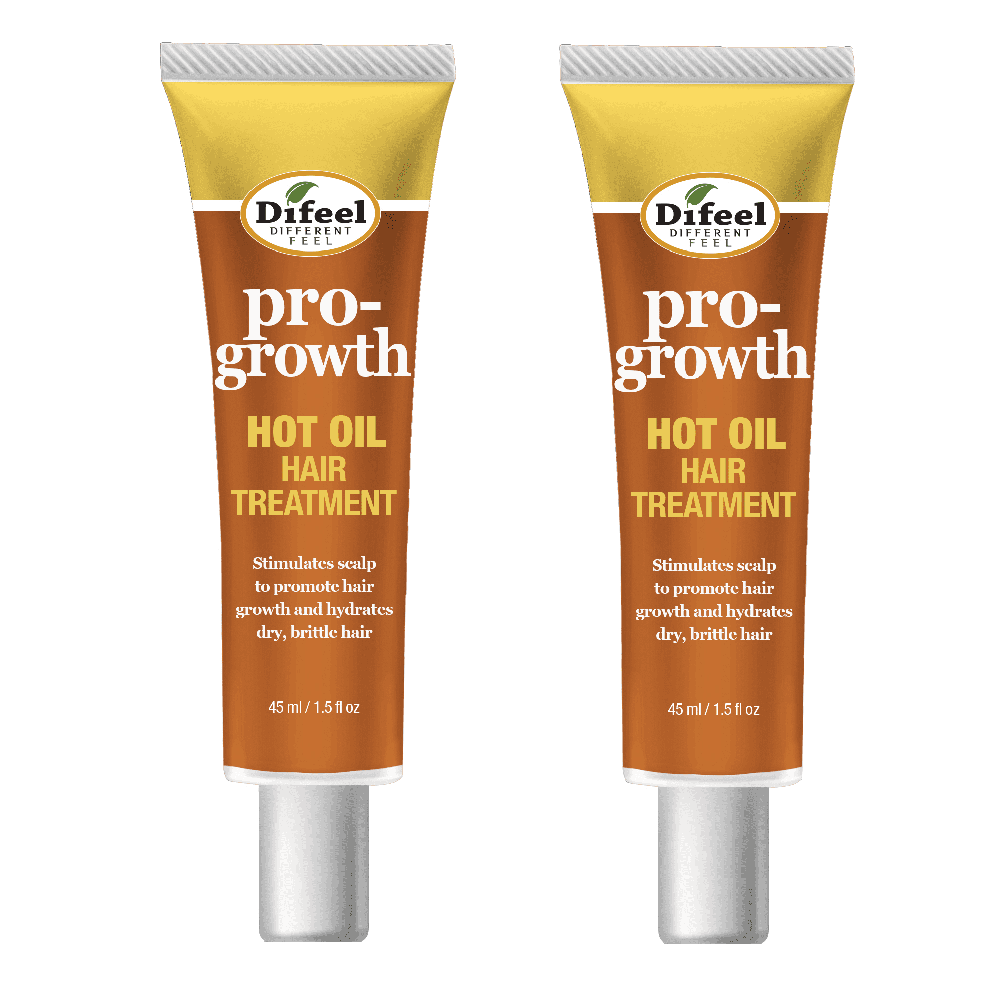 Difeel Hot Oil ProGrowth Hair Treatment 1.5 oz. (Pack of 2)