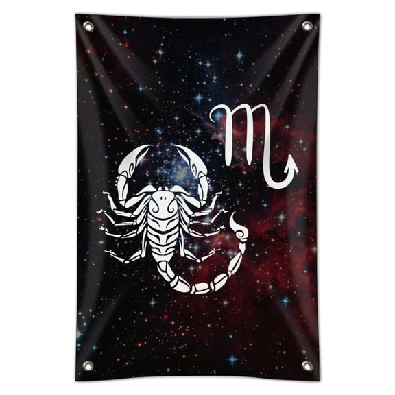 Scorpio Scorpion Zodiac Sign Horoscope in Space Home Business Office Sign