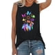 thumbnail image 1 of Tank Top Para Mujeres Workout Túnica para mujer, ropa deportiva, camisetas sin mangas, camisetas sin mangas para entrenamiento de Yoga, camiseta holgada con gráfico de ejercicio para (Black, XL), 1 of 4