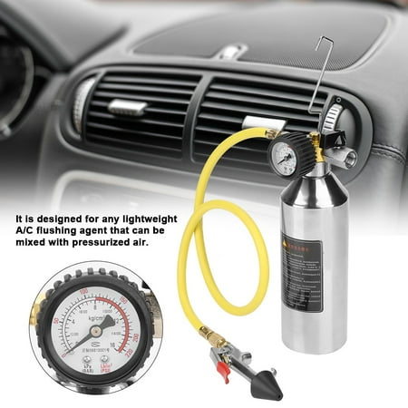 - Anauto 1L Air Conditioner System Flush Canister Gun Kit for r12, r134a, r404 and r22 a/c System, Flush Cleaner Gun, Flush Canister Gun
