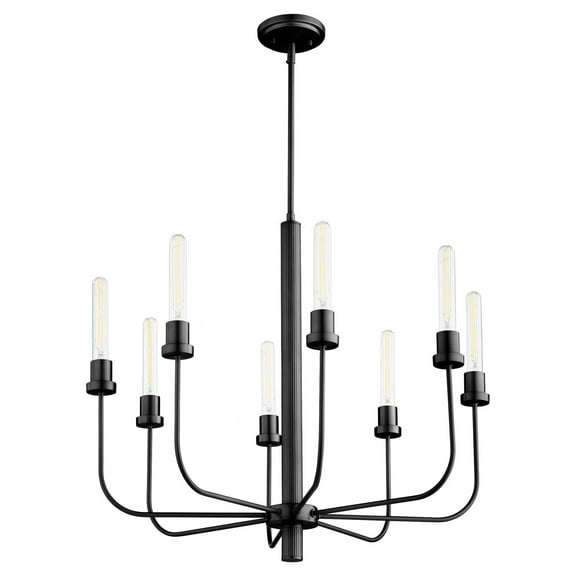 Quorum Lighting - Sheridan - 8 Light Chandelier In Soft Contemporary Style-25.25