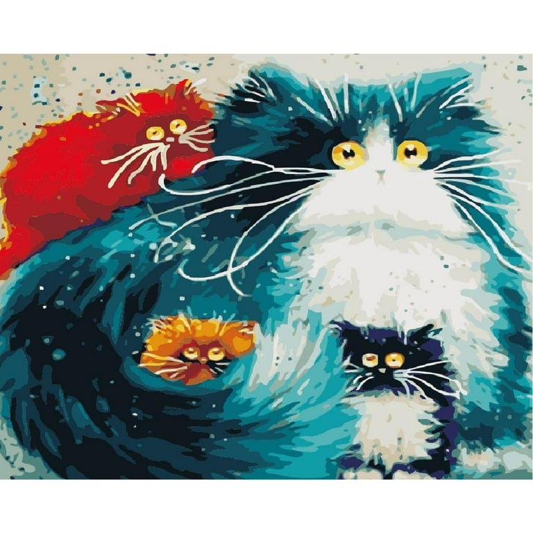 Create a Colorful Animal Masterpiece with DIY Canvas Painting Kit - Amazing  & Creative