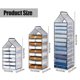 thumbnail image 2 of 2024 Hanging Bag Space Saving Durable 6/9/12 Grids Closet Organizer Folding Wardrobe Storage^ccgv2, 2 of 4
