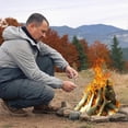 thumbnail image 3 of Tube de Feu Télescopique en Acier Inoxydable pour Camping en Plein Air Cuisson BBQ 3 Pcs, 3 of 5