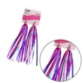 thumbnail image 3 of Bells Streamers 2pcs Children Bike Grips Tassels With 1pc Bell Set Scooter Ribbons Handlebar Weave Streamers Bike Accessories (Purple Pink Tassels and Red Bell), 3 of 8