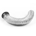 thumbnail image 6 of Universal Car Front Bumper Turbo Air Intake Trim Grille Mount Pipe Round + Clamp, 6 of 8