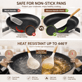 thumbnail image 2 of Kitchen Cooking Utensils Set, 33 pcs Non-stick Silicone Cooking Kitchen Utensils Spatula Set with Holder, Wooden Handle Silicone Kitchen Gadgets Utensil Set (Cream White), 2 of 7
