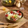thumbnail image 2 of Famiware 4 Pieces 8.1" Stoneware Pasta Bowls, Microwave & Dishwasher Safe, Moss, 2 of 6