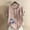 Pink, variant on Fashion Womens Tops Retro Bamboo Print Casual Loose Cotton Linen Short Sleeve Pullover T Shirt PP2