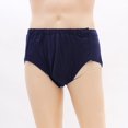 thumbnail image 4 of Mens Underwear,Full Open Briefs for Men Easy On and Off Bedridden Patient Care,Men's Underwear,Blue,XL, 4 of 4