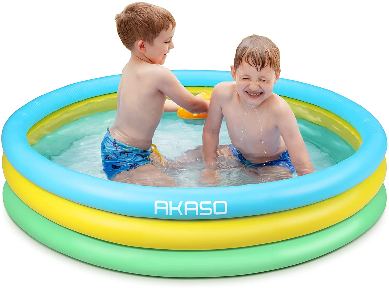 Inflatable Baby Duck Pool Sun Shade Canopy Kid Sprinkler Swimming Toddler Splash 