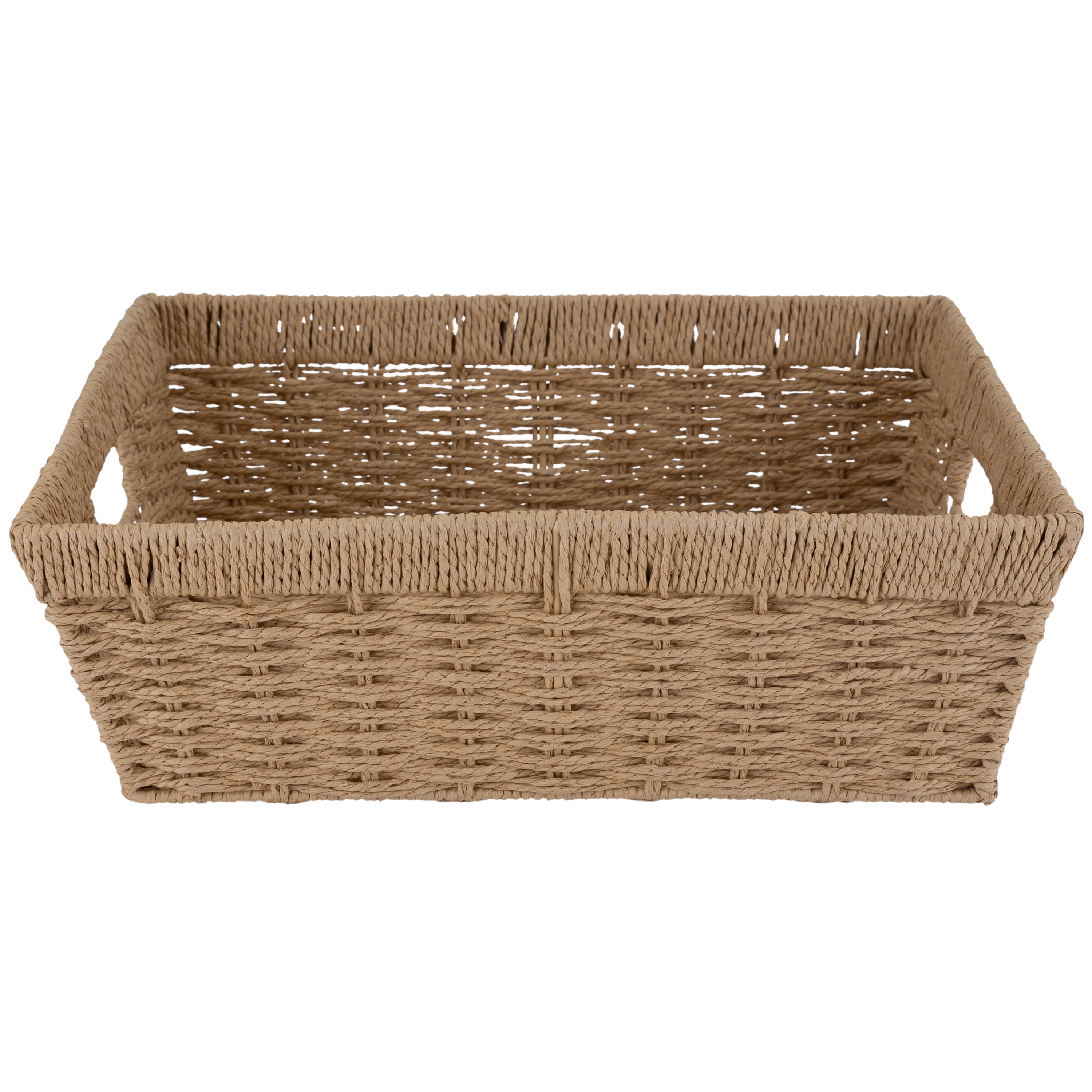 Simplify Dutch Weave Large Shelf Storage Basket