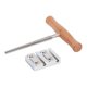 thumbnail image 1 of Escariador de orificios para clavijas de violín, herramienta de escariado, resistente, compacta, ergonómica, con mango de madera, para luthier, kit de, 1 of 9
