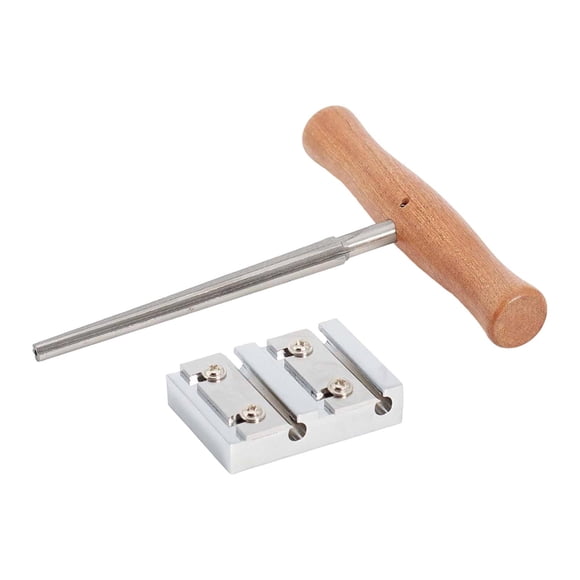 Escariador de orificios para clavijas de violín, herramienta de escariado, resistente, compacta, ergonómica, con mango de madera, para luthier, kit de