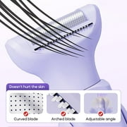 JUUTREN 5-in-1 Electric Razor & Shaver for Women, Painless Hair Remover & Epilator with LED Display, Rechargeable Cordless Bikini Hair Trimmer for Face, Legs, Underarms, Eyebrows & Body