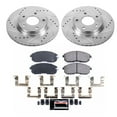 thumbnail image 3 of PowerStop Front Z23 Evolution Sport Carbon-Fiber Ceramic Brake Pad and Drilled & Slotted Rotor Kit Fits: NISSAN Select Models K6961, 3 of 10