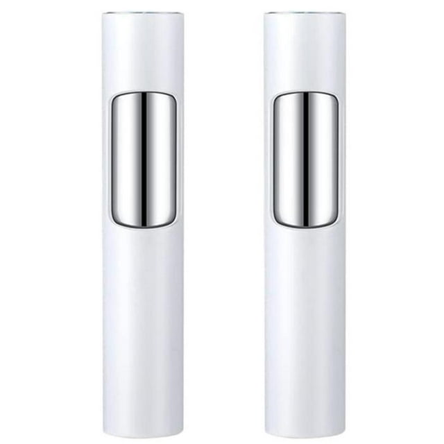 Encendedor Recargable GlowTorch 2 Pzas Blanco Luminoso Recargable Metal Gas Butano.