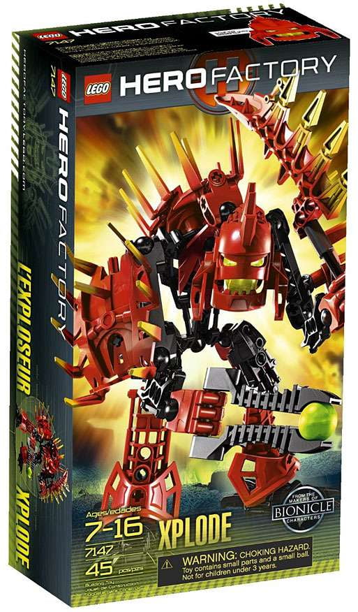 Pre-Owned LEGO Hero Factory Xplode Set #7147