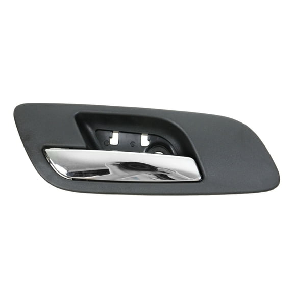 Ebony/Chrome Front Inside Interior Door Handle Left Driver Side LH for Chevy GMC DHA49543