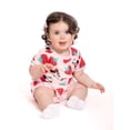 thumbnail image 2 of Minnie Mouse Baby Girls Allover Print Ruffle Shirt and Shorts Set, 2 Piece, Sizes 0/3M-24M, 2 of 7