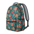 thumbnail image 2 of Pioneer Flower Floral Print Pattern Backpack for School, Cute School Bag with Adjustable Shoulder Straps and Padded Back, 15.3"x11"x7.1", 2 of 5
