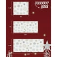 thumbnail image 6 of Christmas Garage Door Banner Cover 6 x 13 ft, Christmas Gold and Grey Snowflake Christmas Garage Door Decorations Holiday Christmas Backdrop Decor for Winter New Year Xmas Party, 6 of 6