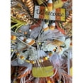 thumbnail image 3 of 29" Velvet Rope Pom Pom Spray: Candy Corn, 3 of 4