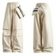 thumbnail image 4 of Mono de secado rápido y pierna ancha para mujer: cintura elástica, múltiples bolsillos, impermeable, pantalón para senderismo al aire libre, 4 of 4