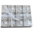 thumbnail image 3 of Sleetly Paquete De 32 Adornos Blancos Para Árbol De Navidad – Juego De Decoración Navideña De Plástico Inastillable Con Bolas De Nieve Con Purpurina De 3,15 Y 2,36 Más Carámbanos Y Copos De Nieve Blan, 3 of 5