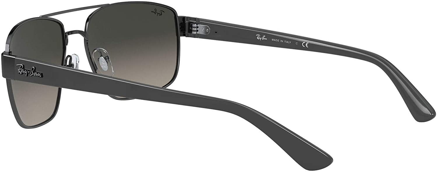 Ray-Ban Rb3663 Metal Rectangular Sunglasses