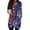 #005#-Dark Blue, variant on Usa Flag Shirts for Women: Crewneck Patriotic Shirt Vintage American Flag Graphic Usa Graphic Plus Size Tops for Womens Multicolor S