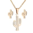 thumbnail image 1 of PVCS Women's Fashion Pendant Earring Set Color Clavicle Necklace Exquisite Earrings, 1 of 4