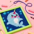 thumbnail image 5 of Colorbok Sew Cute! Needlepoint Kit-Narwhal, 5 of 9