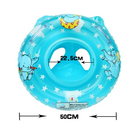 Double Handle Safety Baby Seat Float Swim Ring Inflatable Infant Kids Swimming Pool Rings Water Toys Swim Circle;Double Handle Safety Baby Seat Float Swim Ring Inflatable Kids Swim Circle