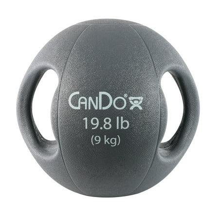 CanDo Molded Dual Handle Medicine Ball