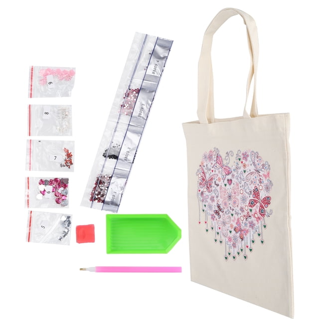 Bolso de Arte de Diamantes, Mañada Bolsa de Diy Diy de Superficie para la Escuela para Salir