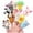 Multicolor, variant on Yunuuuoa Soft Velvet Hand Puppets Finger Puppets for Interactive Storytelling Toys of 10 Animal Characters Pretend Play Educational Fun Party Favors
