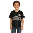 thumbnail image 2 of Gyujnb Mexico Embroidered Baseball Short Sleeve Button Down Shirt Casual Play and Daily Wear (Little Boys, Big Boys),6-7 Years, 2 of 5
