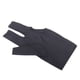 thumbnail image 4 of Guante Profesional Sunnimix Negro Para Billar De Mano Izquierda Tres Abierto, 4 of 8