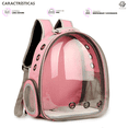 thumbnail image 2 of Mochila transportadora para mascotas Pitipa Perro Gato Expandible Portatil M80-PIN, 2 of 3